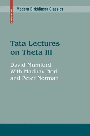 Cover of Tata Lectures on Theta III