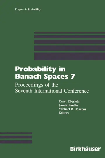 Cover of Probability in Banach Spaces 7