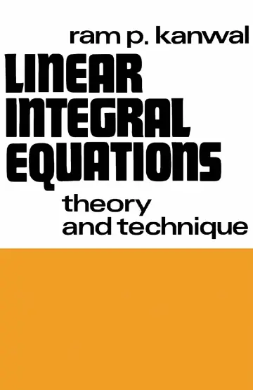 Cover of Linear Integral Equations