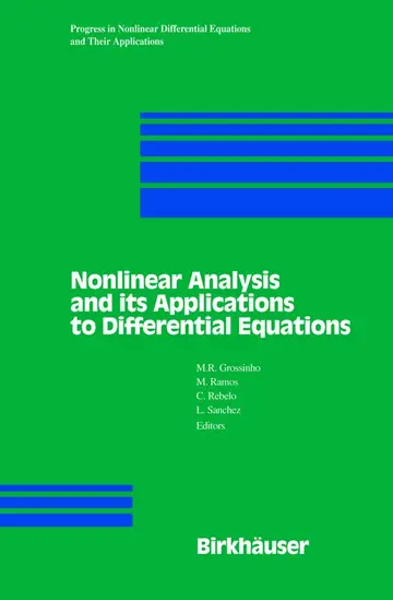 Cover of Nonlinear Analysis and its Applications to Differential Equations