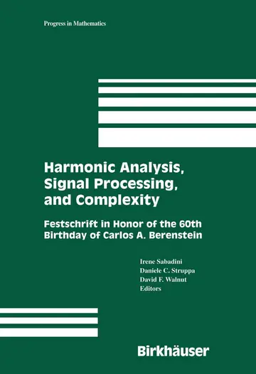 Cover of Harmonic Analysis, Signal Processing, and Complexity