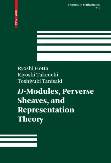 Cover of D-Modules, Perverse Sheaves, and Representation Theory (236)