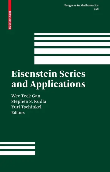 Cover of Eisenstein Series and Applications