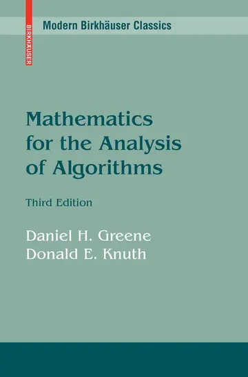 Cover of Mathematics for the Analysis of Algorithms