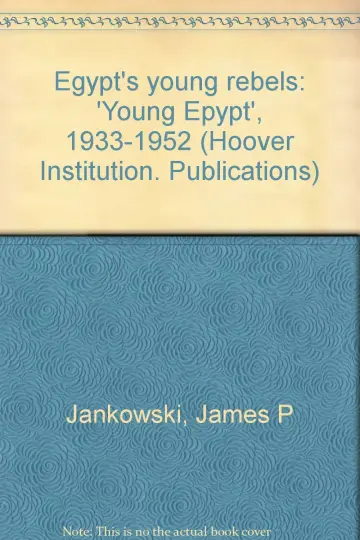 Cover of Egypt's young rebels