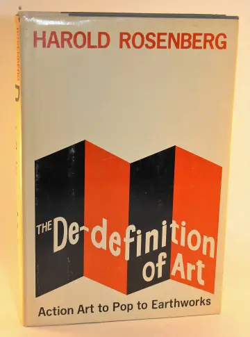 Cover of The de-definition of art