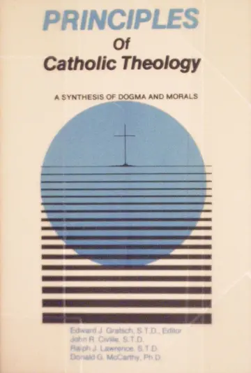 Cover of Principles of Catholic Theology