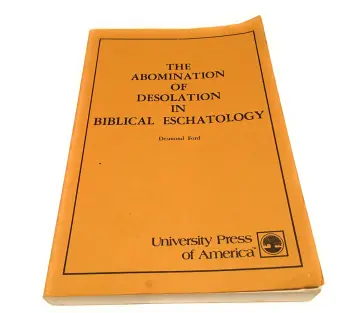 Cover of Abomination of Desolation in Biblical Eschatology
