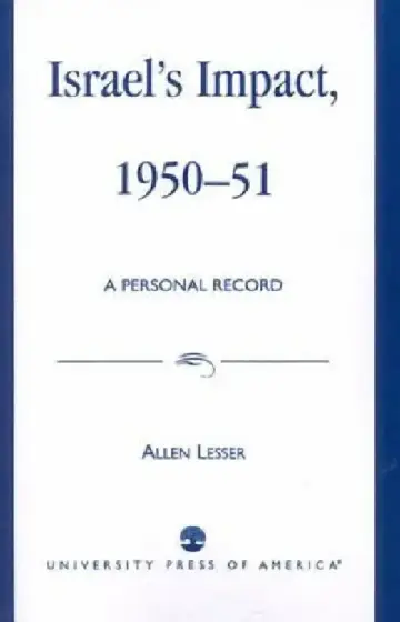 Cover of Israel's Impact, 1950-51