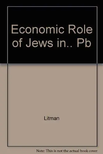Cover of Economic Role of Jews in.. Pb