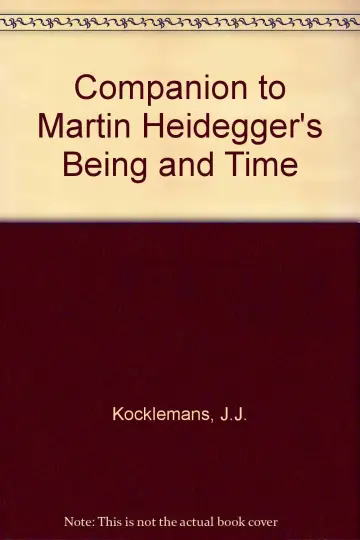 Cover of Companion to Martin Heidegger's "Being and Time"
