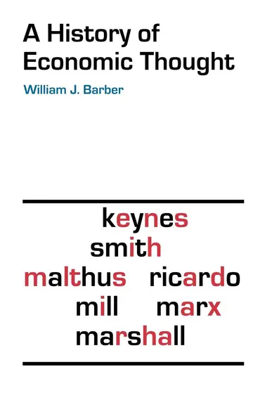 Cover of A History of Economic Thought