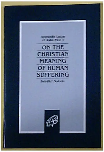 Cover of On the Christian Meaning of Human Suffering