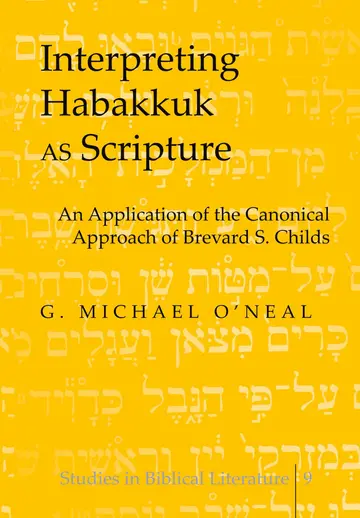 Cover of Interpreting Habakkuk as Scripture