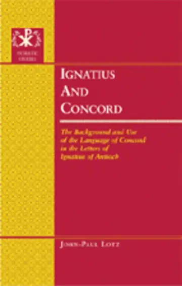 Cover of Ignatius and Concord