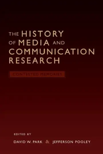 Cover of The History of Media and Communication Research