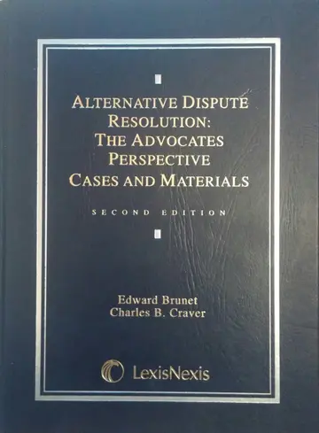 Cover of Alternative Dispute Resolution