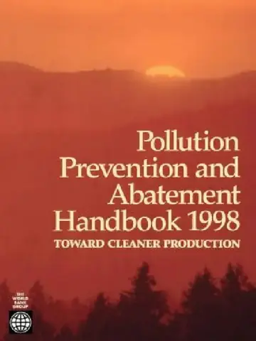 Cover of Pollution Prevention and Abatement Handbook 1998