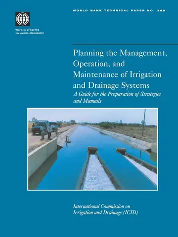 Cover of Planning the Management, Operation, and Maintenance of Irrigation and Drainage Systems