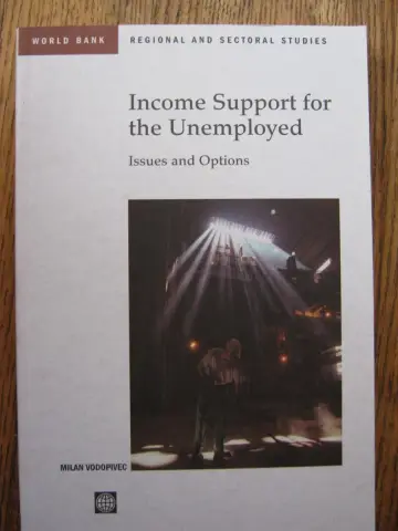 Cover of Income Support Systems for the Unemployed