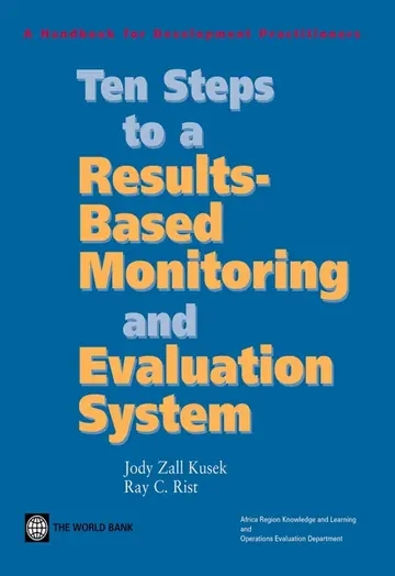 Cover of Ten Steps to a Results-Based Monitoring and Evaluation System