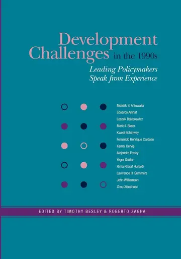 Cover of Development Challenges in the 1990s-leading Policy Makers Speak from Experience