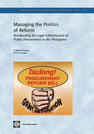 Cover of Managing the Politics of Reform