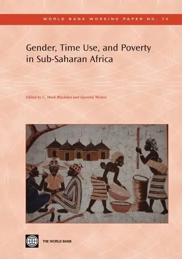 Cover of Gender, Time Use, and Poverty in Sub-Saharan Africa