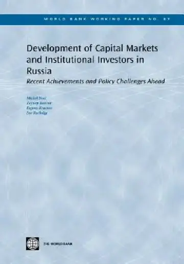 Cover of Development of Capital Markets and Institutional Investors in Russia