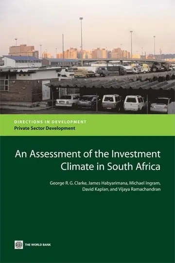 Cover of An Assessment of the Investment Climate in South Africa