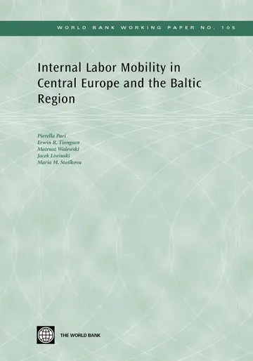 Cover of Internal Labor Mobility in Central Europe and the Baltic Region