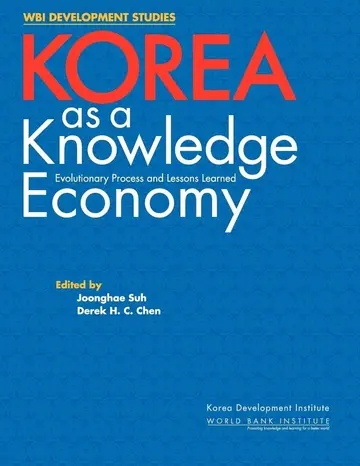Cover of Korea as a Knowledge Economy