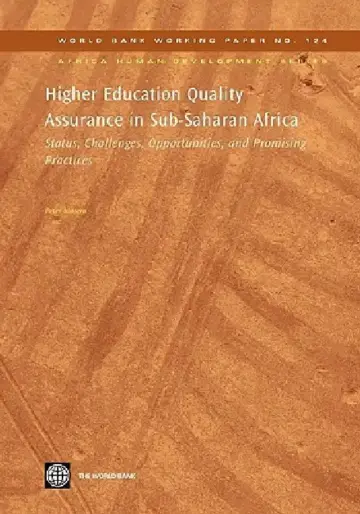 Cover of Higher Education Quality Assurance in Sub-Saharan Africa