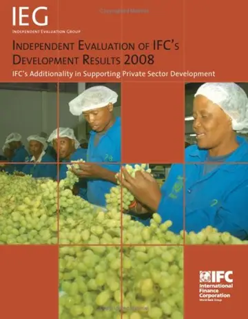Cover of Independent Evaluation of IFC's Development Results 2008
