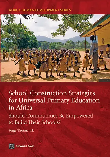 Cover of School Construction Strategies for Universal Primary Education in Africa
