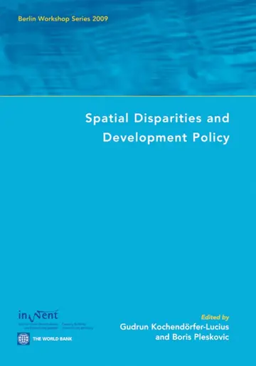 Cover of Spatial Disparities and Development Policy