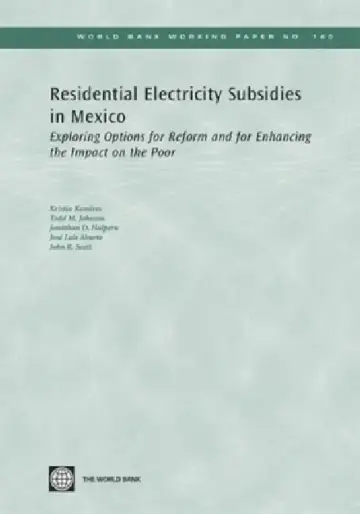 Cover of Residential Electricity Subsidies in Mexico