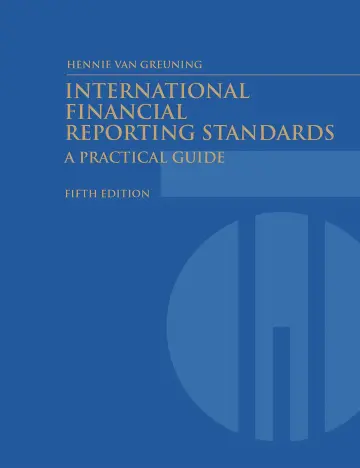 Cover of International financial reporting standards