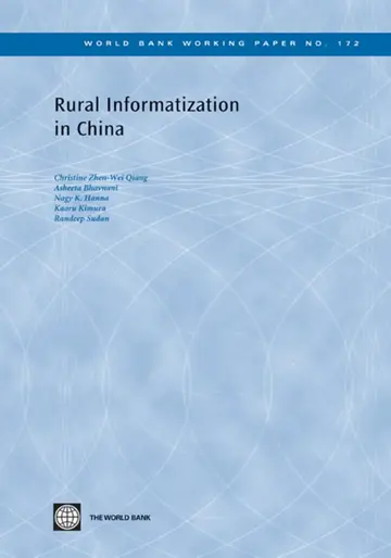 Cover of Rural Informatization in China