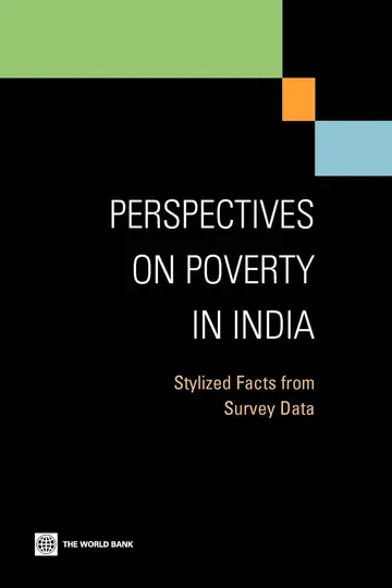 Cover of Perspectives on Poverty in India