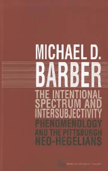 Cover of The Intentional Spectrum and Intersubjectivity
