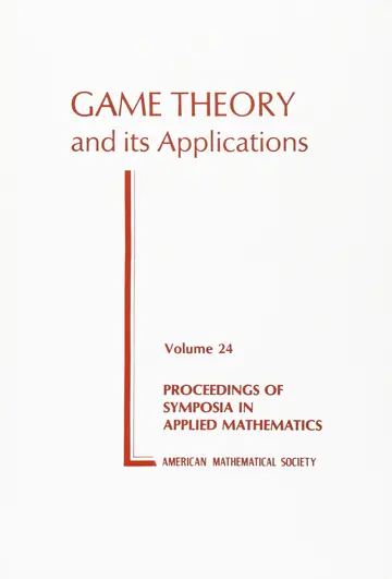 Cover of Game Theory and Its Applications (24)