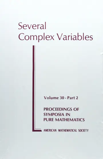 Cover of Several Complex Variables, Part 2