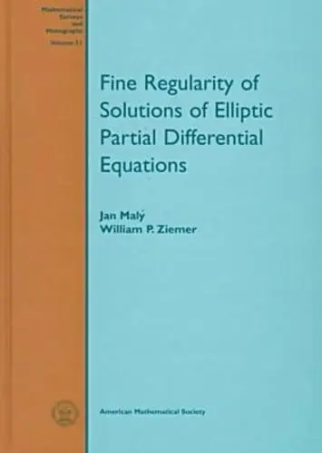 Cover of Fine Regularity of Solutions of Elliptic Partial Differential Equations