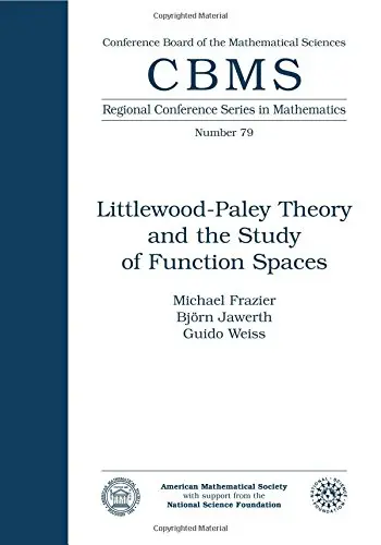 Cover of Littlewood-Paley Theory and the Study of Function Spaces
