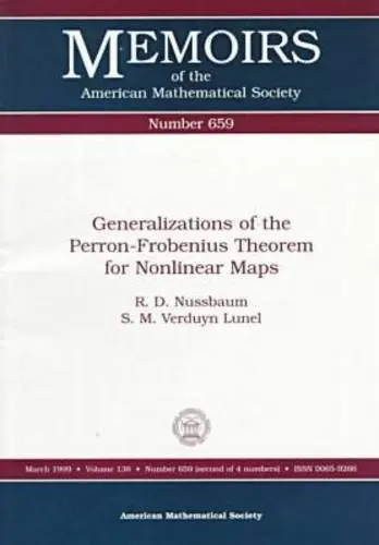 Cover of Generalizations of the Perron-Frobenius Theorem for Nonlinear Maps