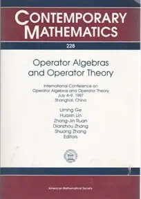 Cover of Operator Algebras and Operator Theory