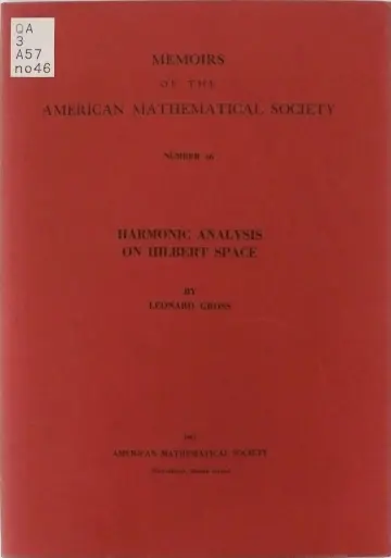 Cover of Harmonic Analysis on Hilbert Space