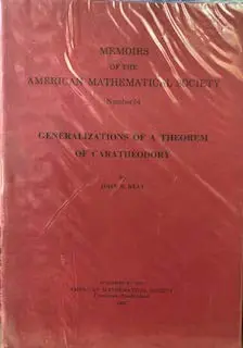 Cover of Generalizations of a Theorem of Caratheodory