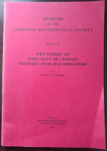 Cover of Two Papers on Similarity of Certain Volterra Integral Operators